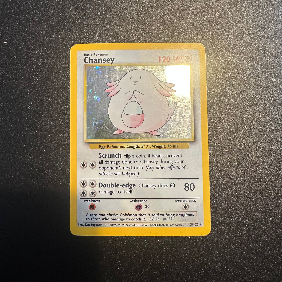 Pokemon - Complete 1999 Base Set 102/102 - Lightly Played to Moderately Played Condition