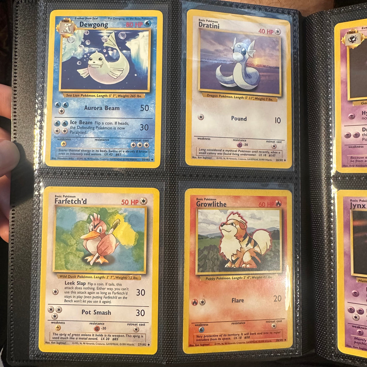 Pokemon - Complete 1999 Base Set 102/102 - Lightly Played to Moderately Played Condition