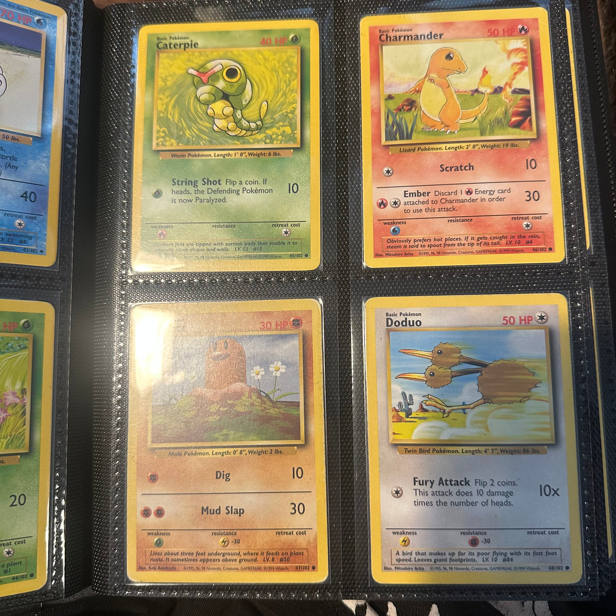 Pokemon - Complete 1999 Base Set 102/102 - Lightly Played to Moderately Played Condition