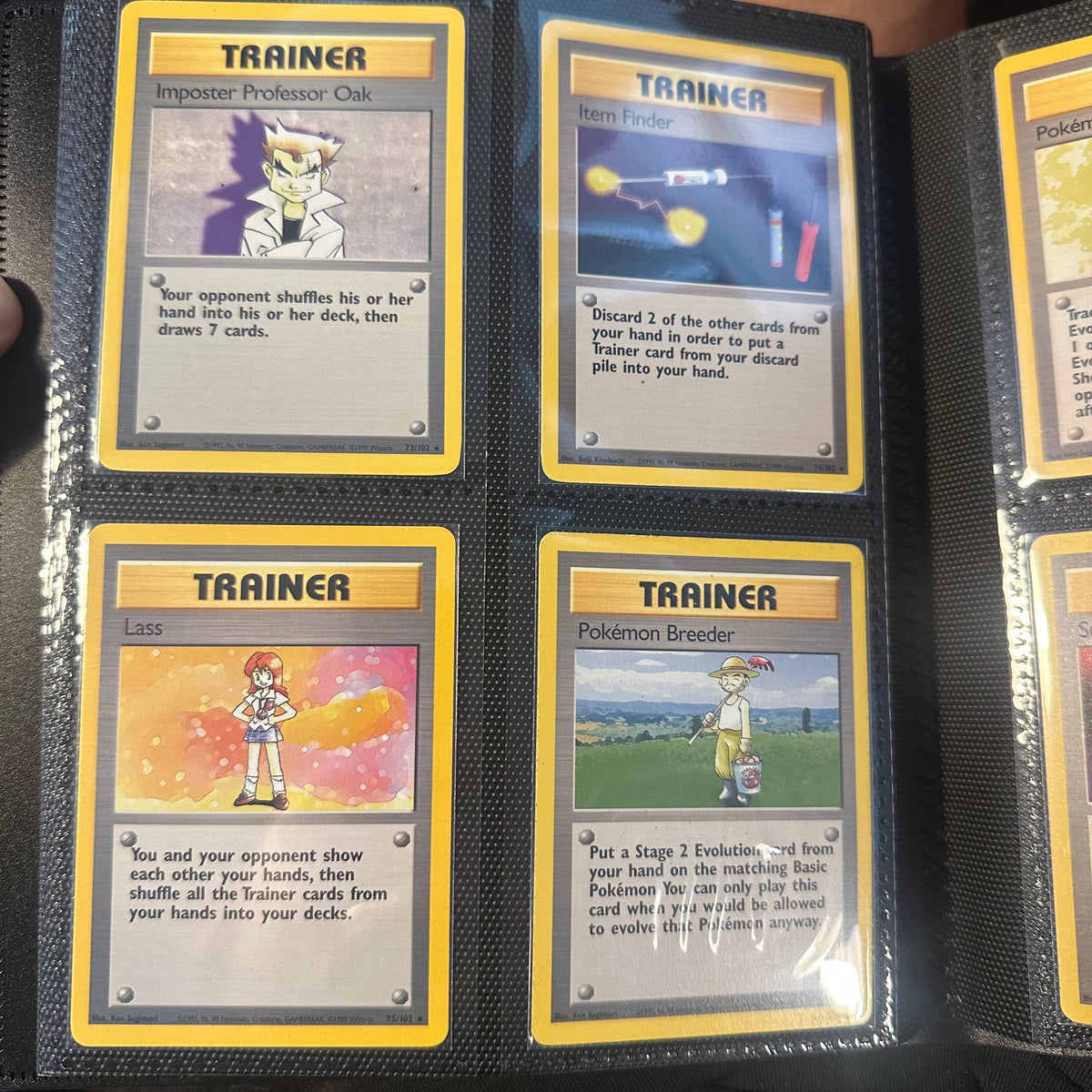 Pokemon - Complete 1999 Base Set 102/102 - Lightly Played to Moderately Played Condition