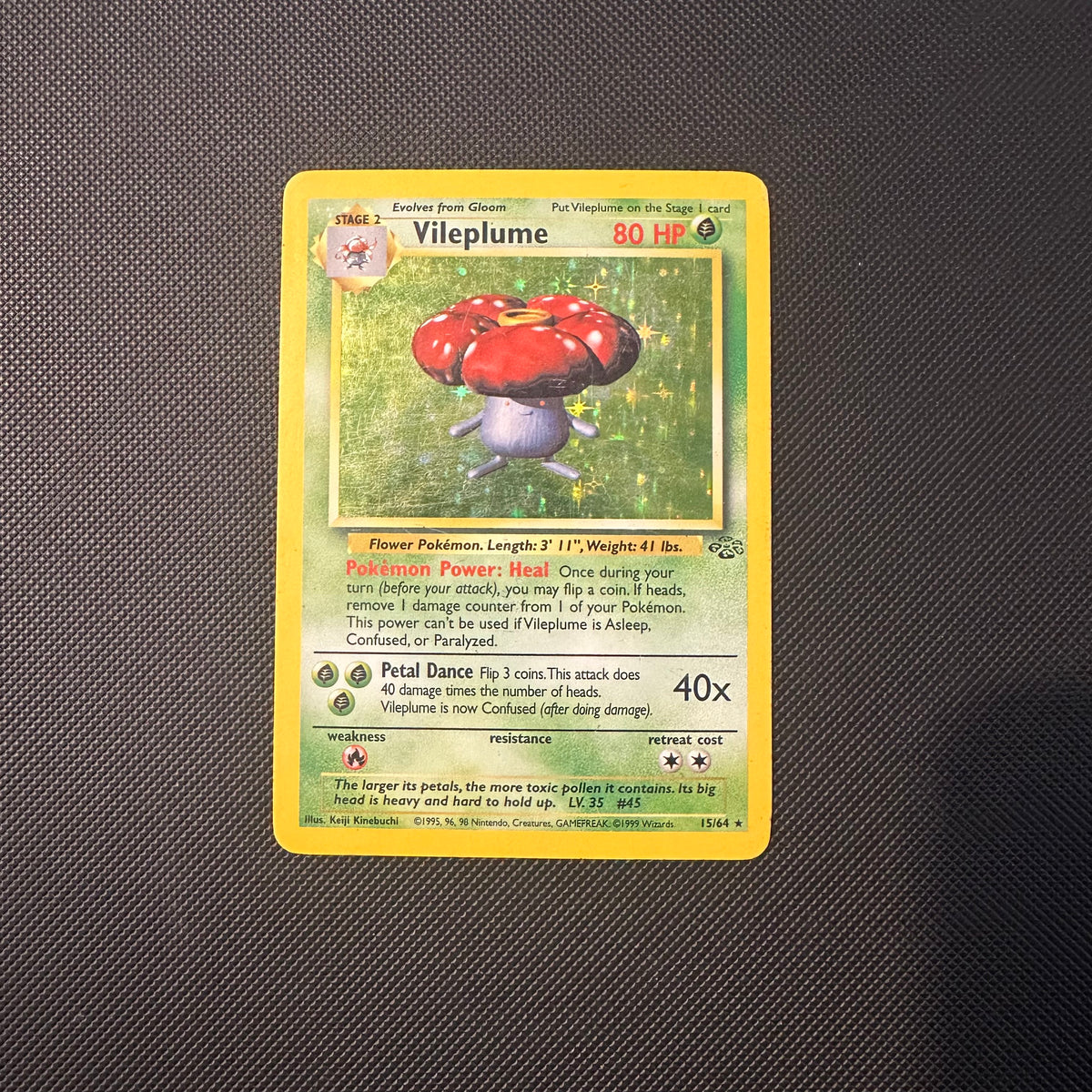 Pokemon - Complete 1999 Jungle Set - Lightly Played to Moderately Played