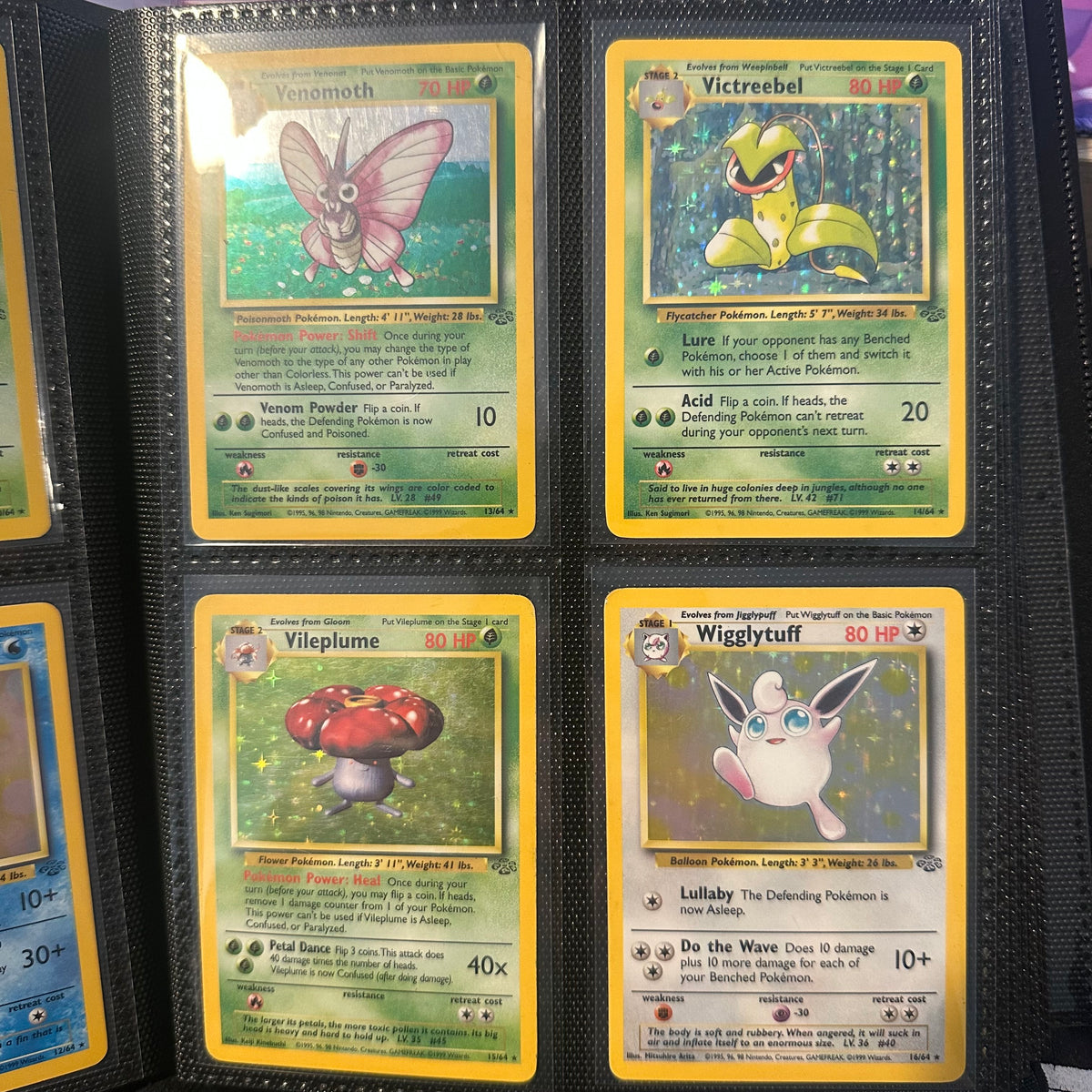 Pokemon - Complete 1999 Jungle Set - Lightly Played to Moderately Played