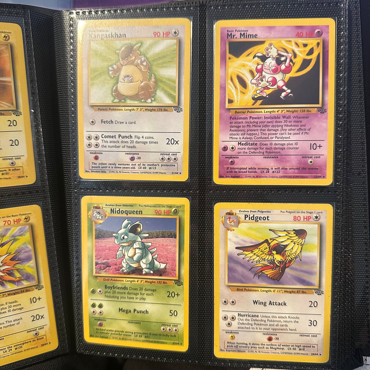 Pokemon - Complete 1999 Jungle Set - Lightly Played to Moderately Played
