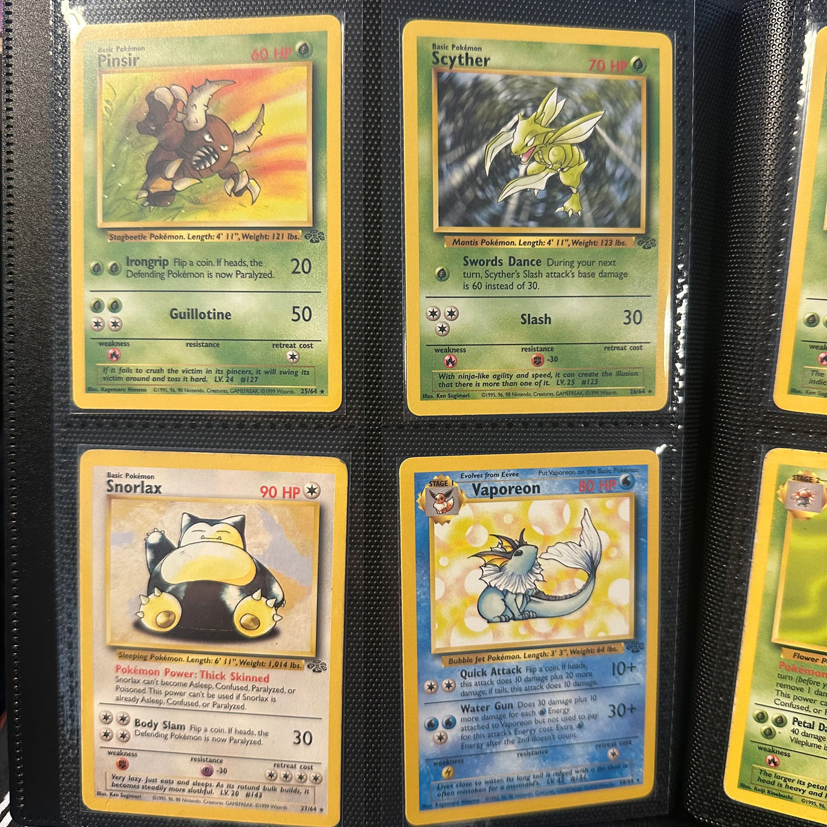 Pokemon - Complete 1999 Jungle Set - Lightly Played to Moderately Played