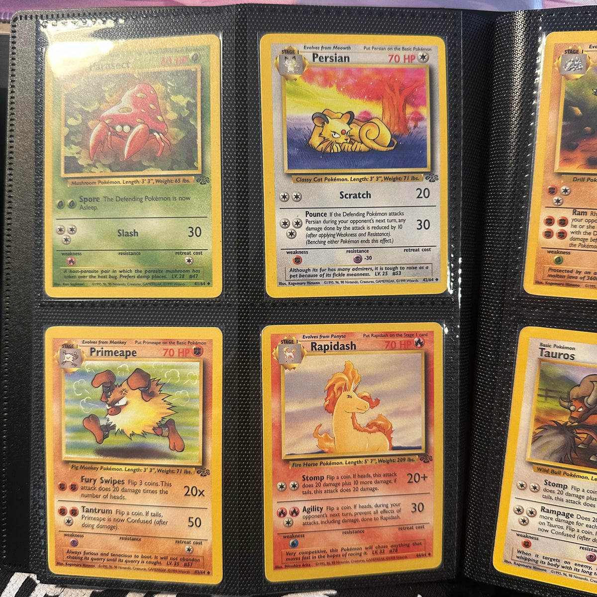 Pokemon - Complete 1999 Jungle Set - Lightly Played to Moderately Played