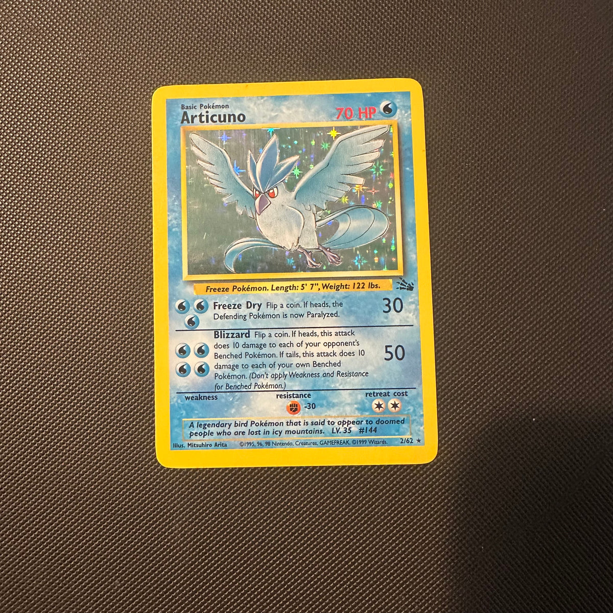 Pokemon - Complete 1999 Fossil Set 62/62 - Lightly Played to Moderately Played Condition