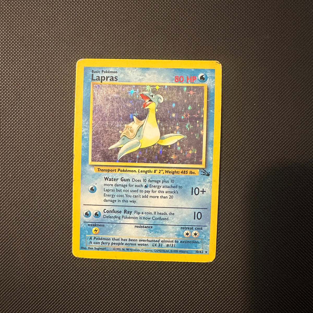 Pokemon - Complete 1999 Fossil Set 62/62 - Lightly Played to Moderately Played Condition