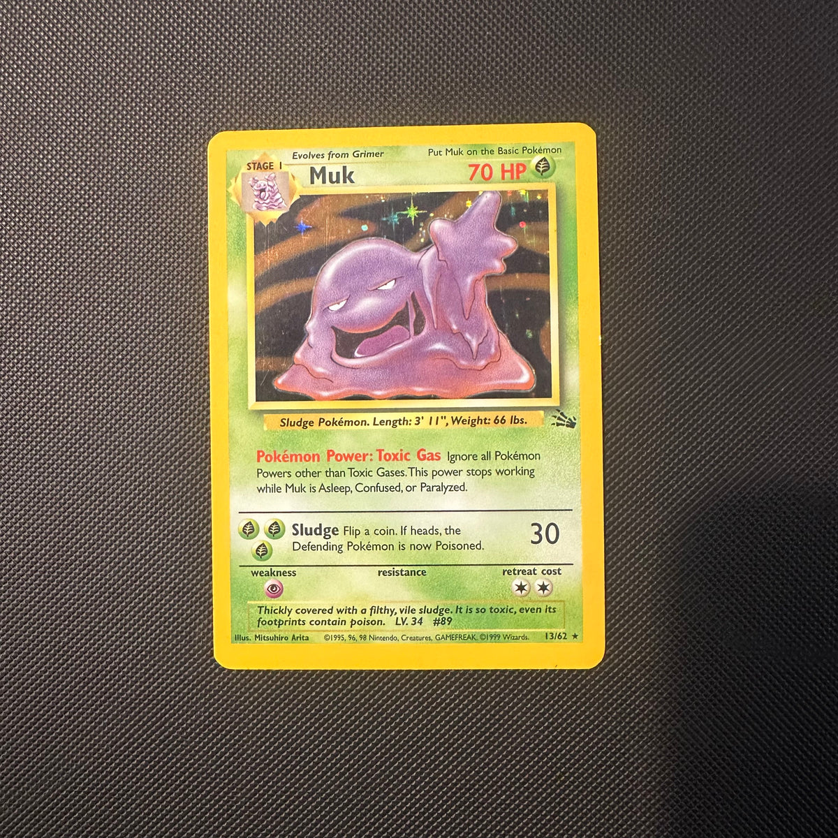 Pokemon - Complete 1999 Fossil Set 62/62 - Lightly Played to Moderately Played Condition