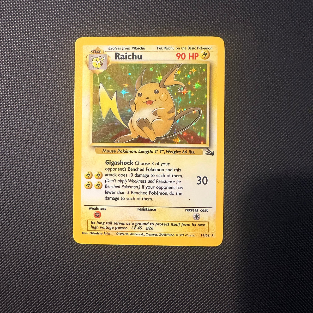 Pokemon - Complete 1999 Fossil Set 62/62 - Lightly Played to Moderately Played Condition