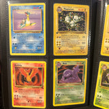 Pokemon - Complete 1999 Fossil Set 62/62 - Lightly Played to Moderately Played Condition