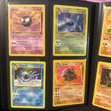 Pokemon - Complete 1999 Fossil Set 62/62 - Lightly Played to Moderately Played Condition
