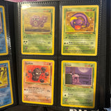 Pokemon - Complete 1999 Fossil Set 62/62 - Lightly Played to Moderately Played Condition