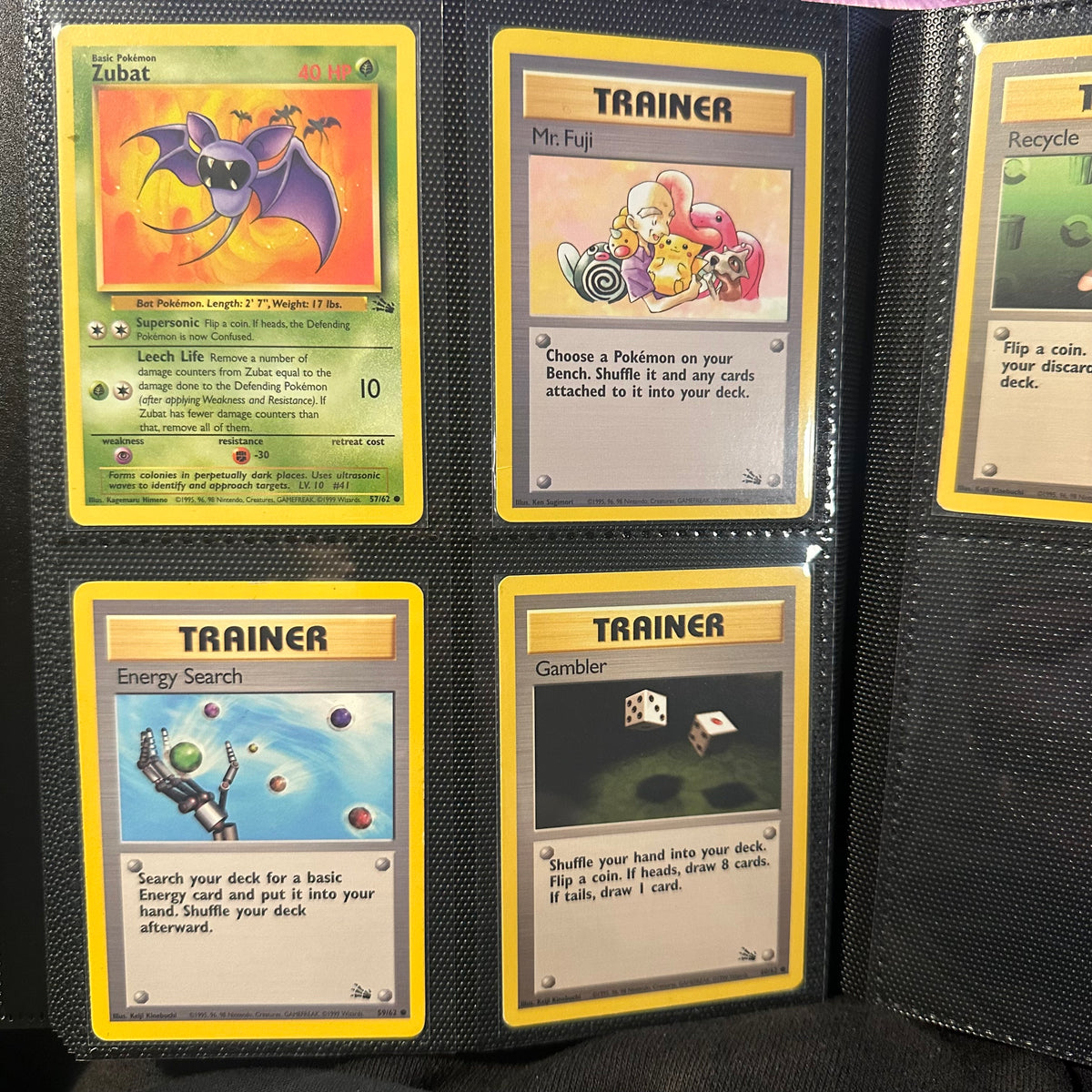 Pokemon - Complete 1999 Fossil Set 62/62 - Lightly Played to Moderately Played Condition