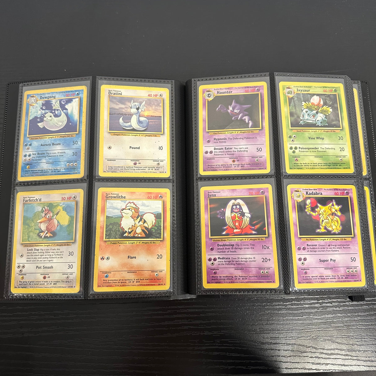 Pokemon - Complete 1999 Base Set 102/102 - Excellent to Lightly Played Condition