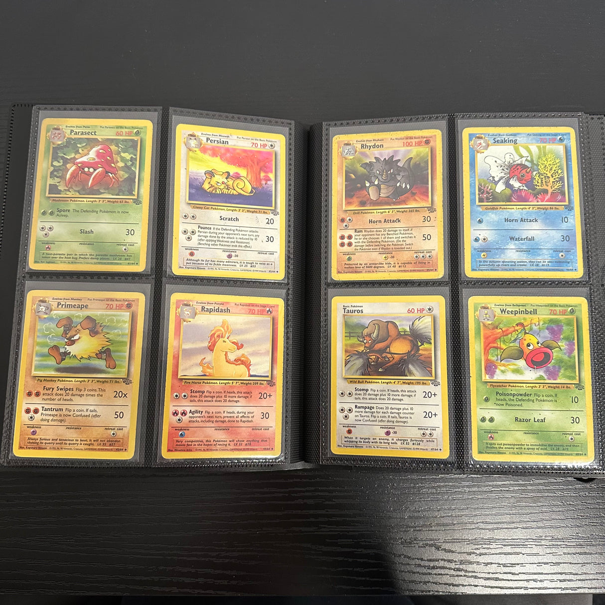 Pokemon - Complete 1999 Jungle Set - Lightly Played to Moderately Played