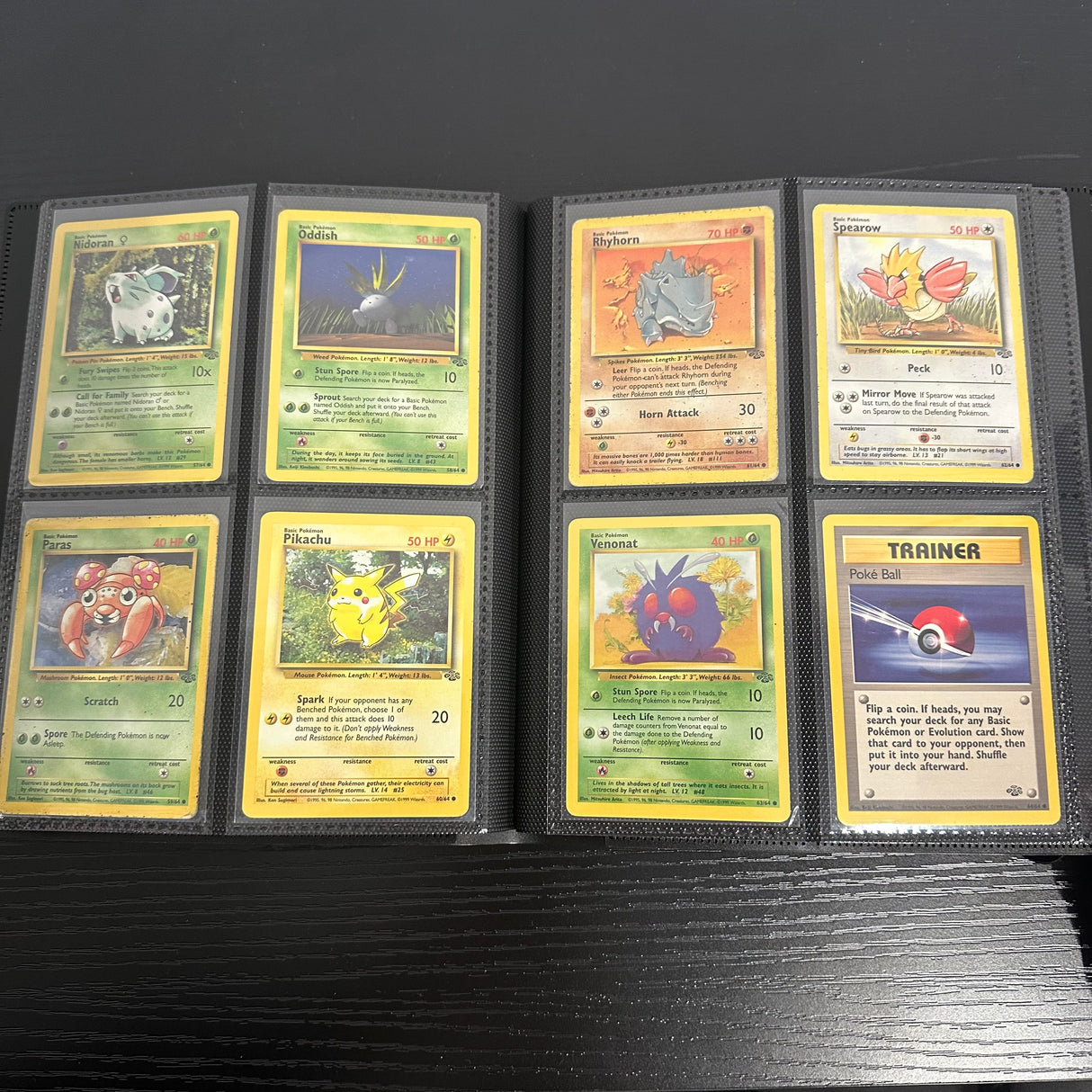 Pokemon - Complete 1999 Jungle Set - Lightly Played to Moderately Played