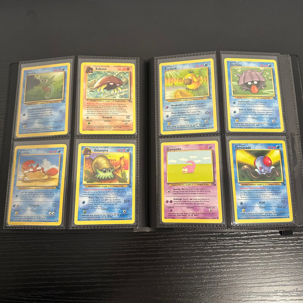 Pokemon - Complete 1999 Fossil Set 62/62 - Excellent to Lightly Played Condition