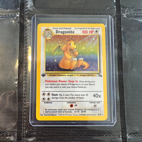 Pokemon - Complete 1st Edition 1999 Fossil Set 62/62 - Near Mint to Excellent Condition - JET Cards