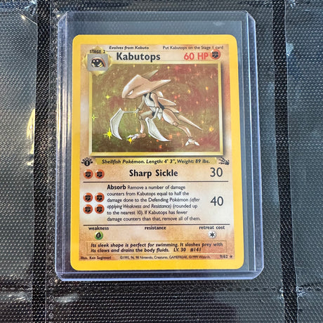 Pokemon - Complete 1st Edition 1999 Fossil Set 62/62 - Near Mint to Excellent Condition - JET Cards