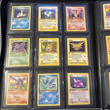 Pokemon - Complete 1st Edition 1999 Fossil Set 62/62 - Near Mint to Excellent Condition - JET Cards