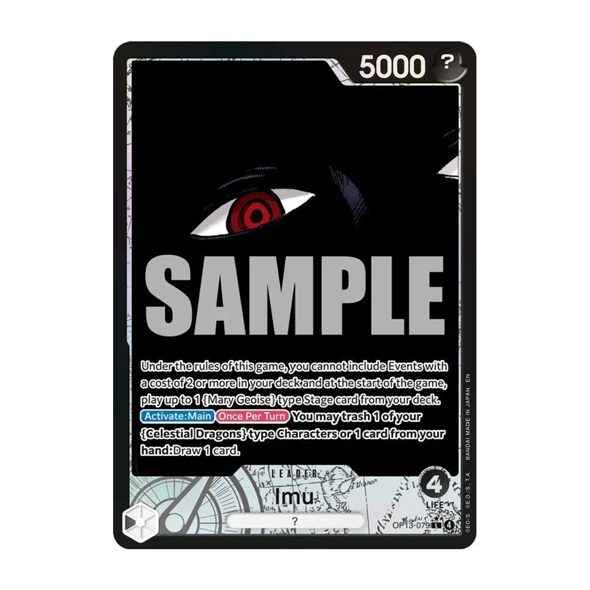Imu OP13-079 - OP13 Carrying on His Will - Leader - Alternate Art
