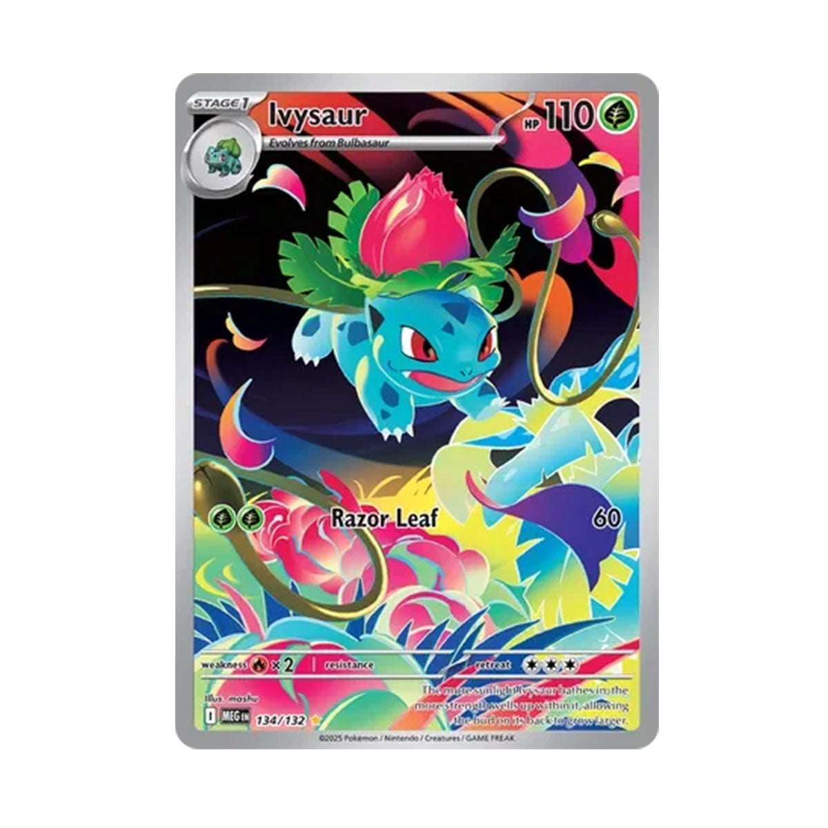 Ivysaur 134/132 - Mega Evolution - Base - Illustration Rare