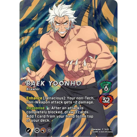 Universus - Solo Leveling - S-Rank Hunter Experience Bundle - Baek Yoonho - JET Cards