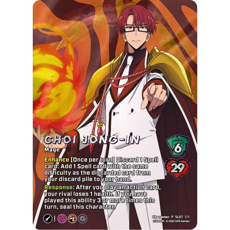 Universus - Solo Leveling - S-Rank Hunter Experience Bundle - Choi Jong-In - JET Cards