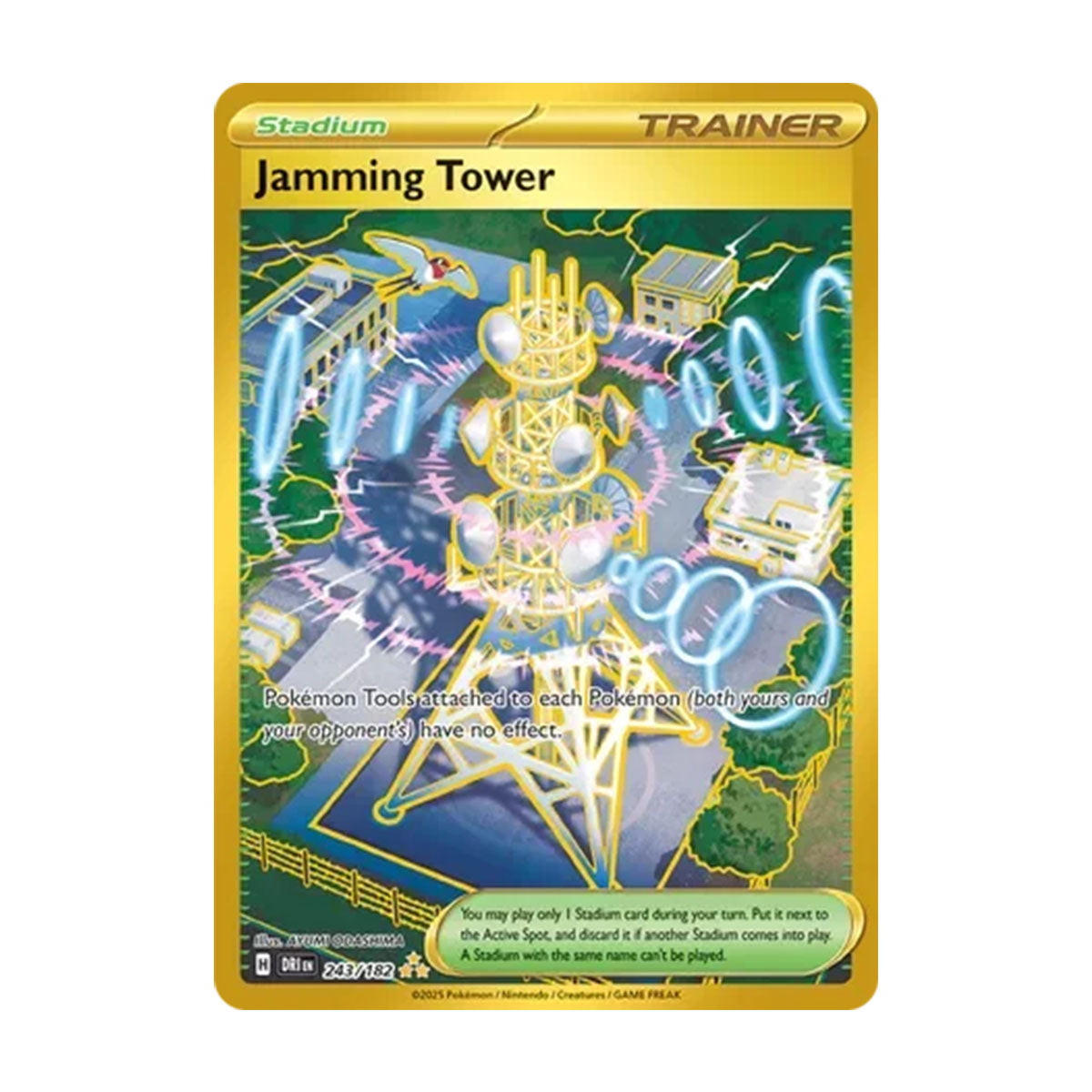Jamming Tower 243/182 - Scarlet & Violet - Destined Rivals - Hyper Rare
