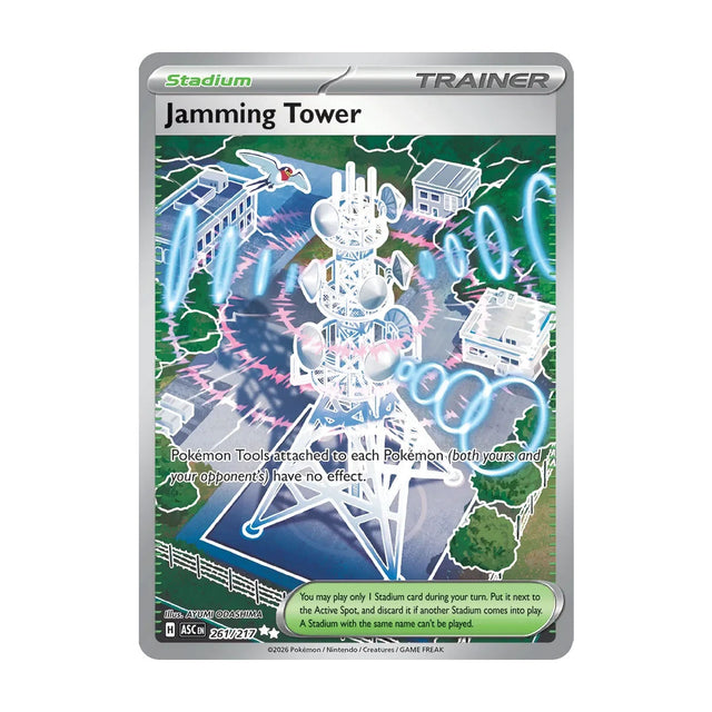 Jamming Tower 261/217 - Mega Evolution - Ascended Heroes - Ultra Rare - JET Cards