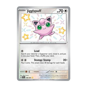 Jigglypuff 198/091 - Scarlet & Violet - Paldean Fates - Shiny Rare - JET Cards
