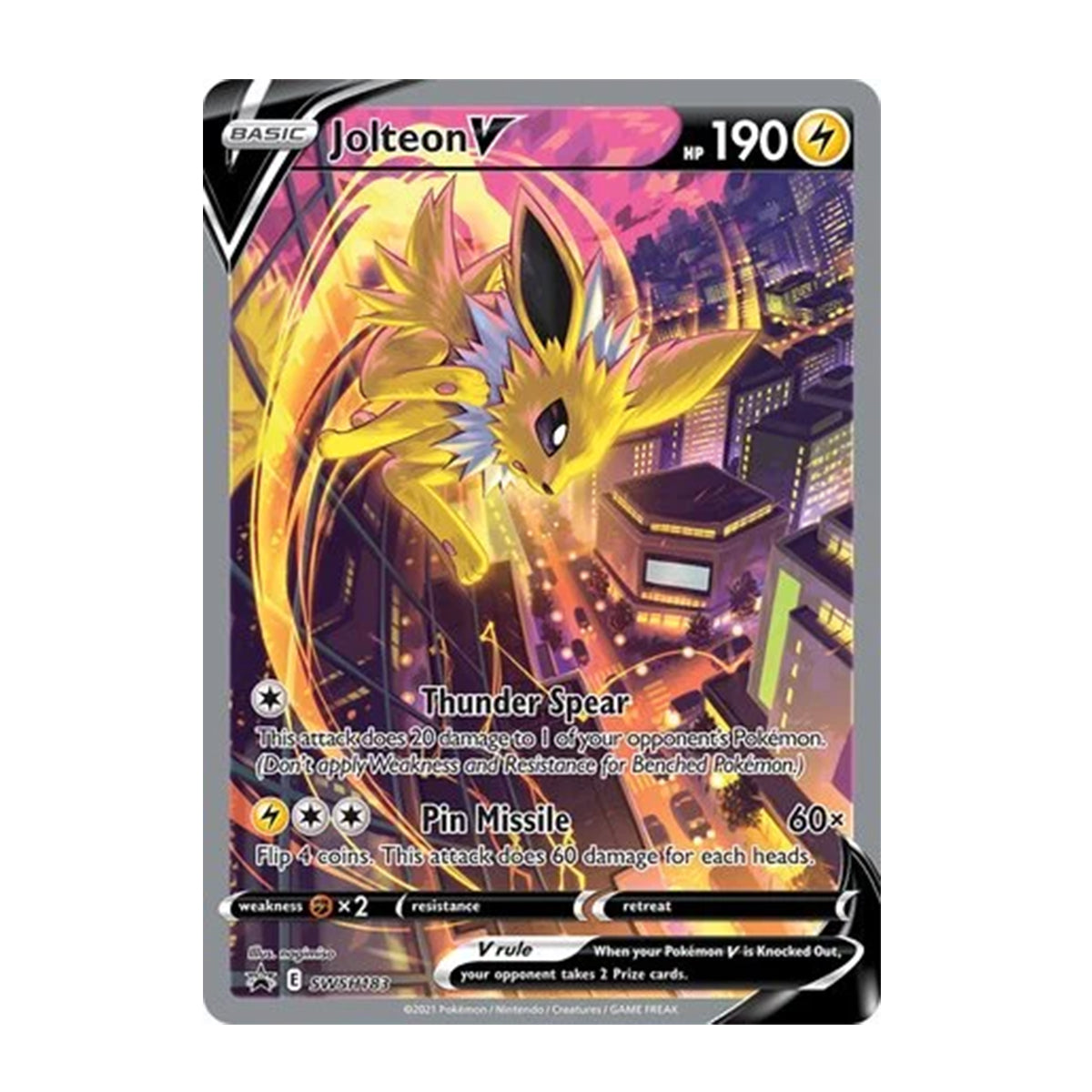 Jolteon V SWSH183 - Sword & Shield - Promo