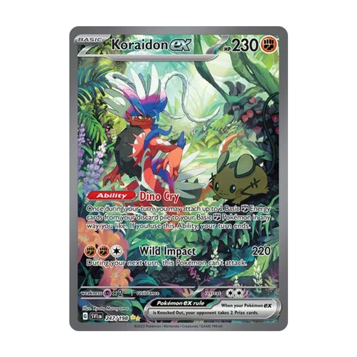 Koraidon EX 247/198 - Scarlet & Violet - Base - Special Illustration Rare