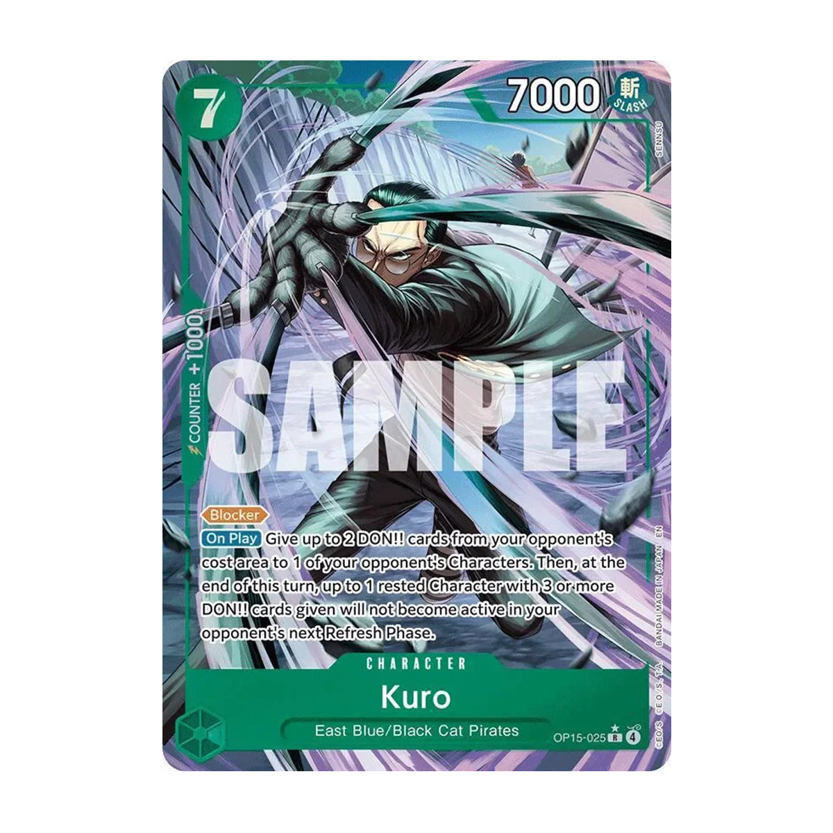Kuro OP15-025 - OP15 Adventure on Kami's Island - Rare - Alternate Art