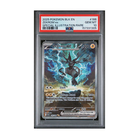 Pokemon - Scarlet & Violet - Black Bolt - Zekrom ex - 166/086 (PSA 10 Graded Slab) - JET Cards