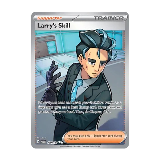 Larry's Skill 139/131 - Scarlet & Violet - Prismatic Evolutions - Ultra Rare - JET Cards