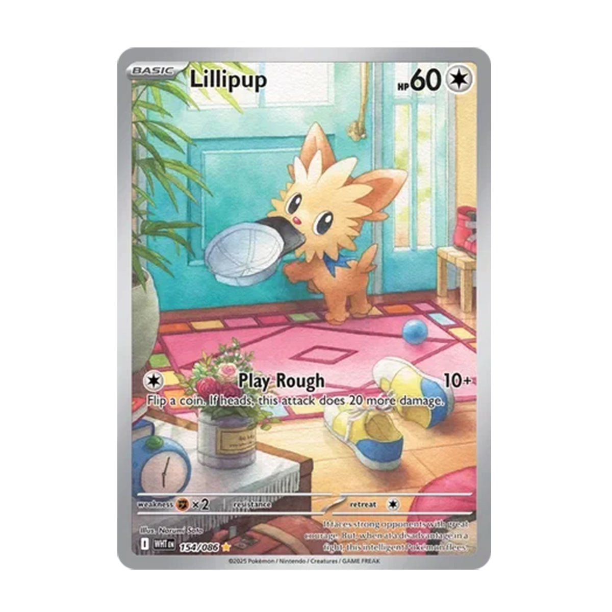 Lillipup 154/086 - Scarlet & Violet - White Flare - Illustration Rare
