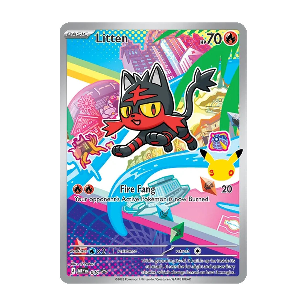 Litten MEP044 - Mega Evolution - Promo