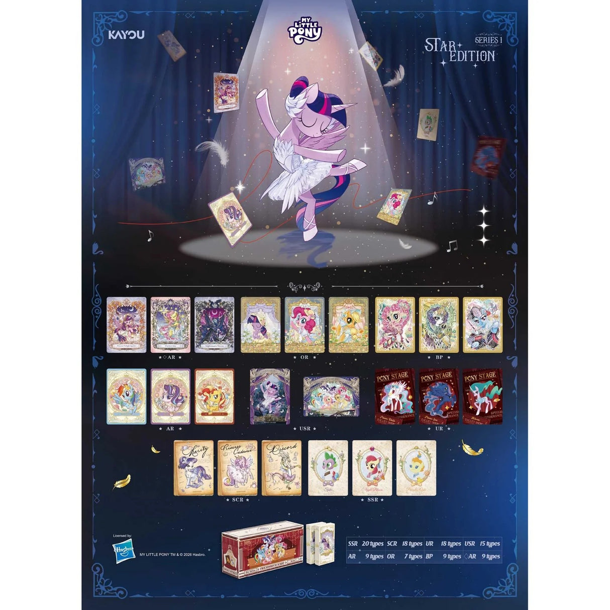 Kayou - My Little Pony - Friendship Eternal Cards - Star Edition 001A-EMEA - Booster Box (16x Packs)
