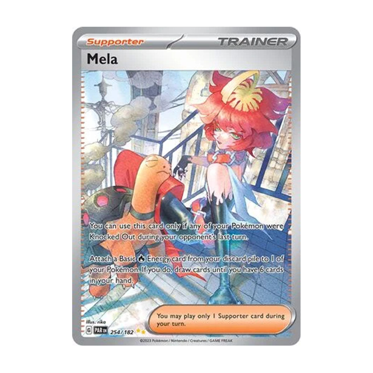Mela 254/182 - Scarlet & Violet - Paradox Rift - Special Illustration Rare