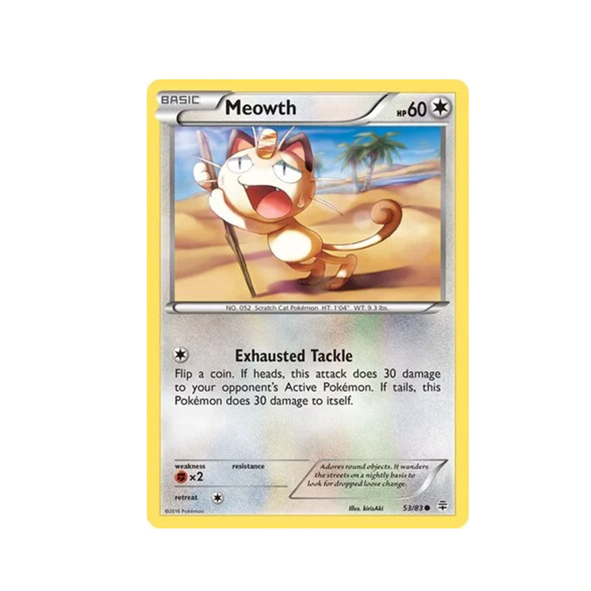 Meowth 53/83 - XY - Generations 20th Anniversary  - Common