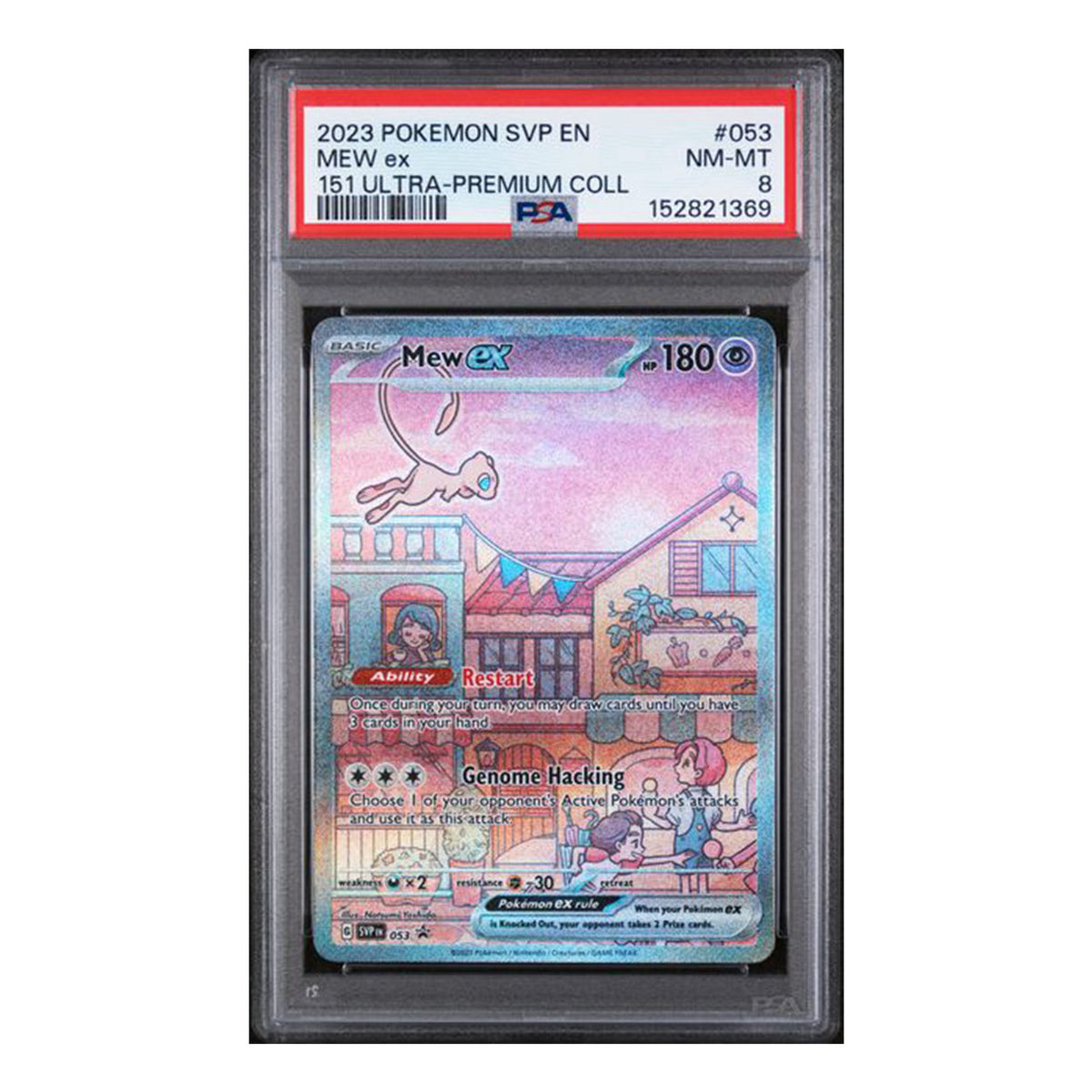 Pokemon - Scarlet & Violet - 151 (Promo) - Mew EX - SVP053 (PSA 8 Graded Slab)