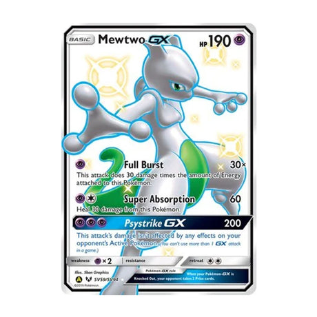 Mewtwo GX SV59/SV94 - Sun & Moon - Hidden Fates - JET Cards