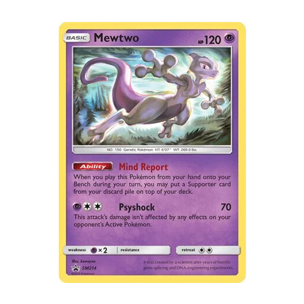Mewtwo SM214 - Sun & Moon - Promo