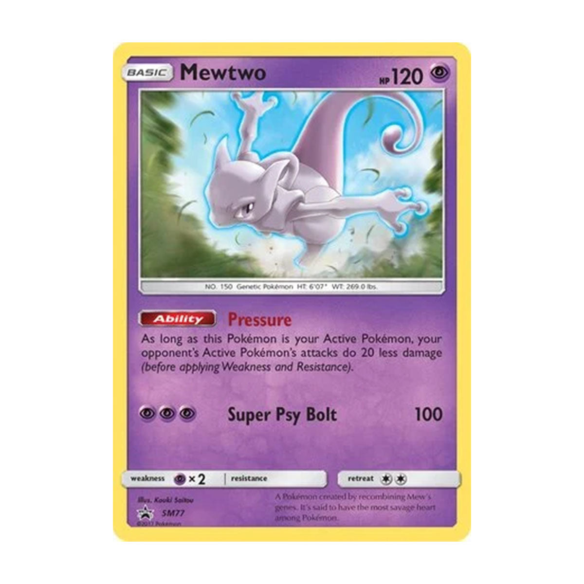 Mewtwo SM77 - Sun & Moon - Promo