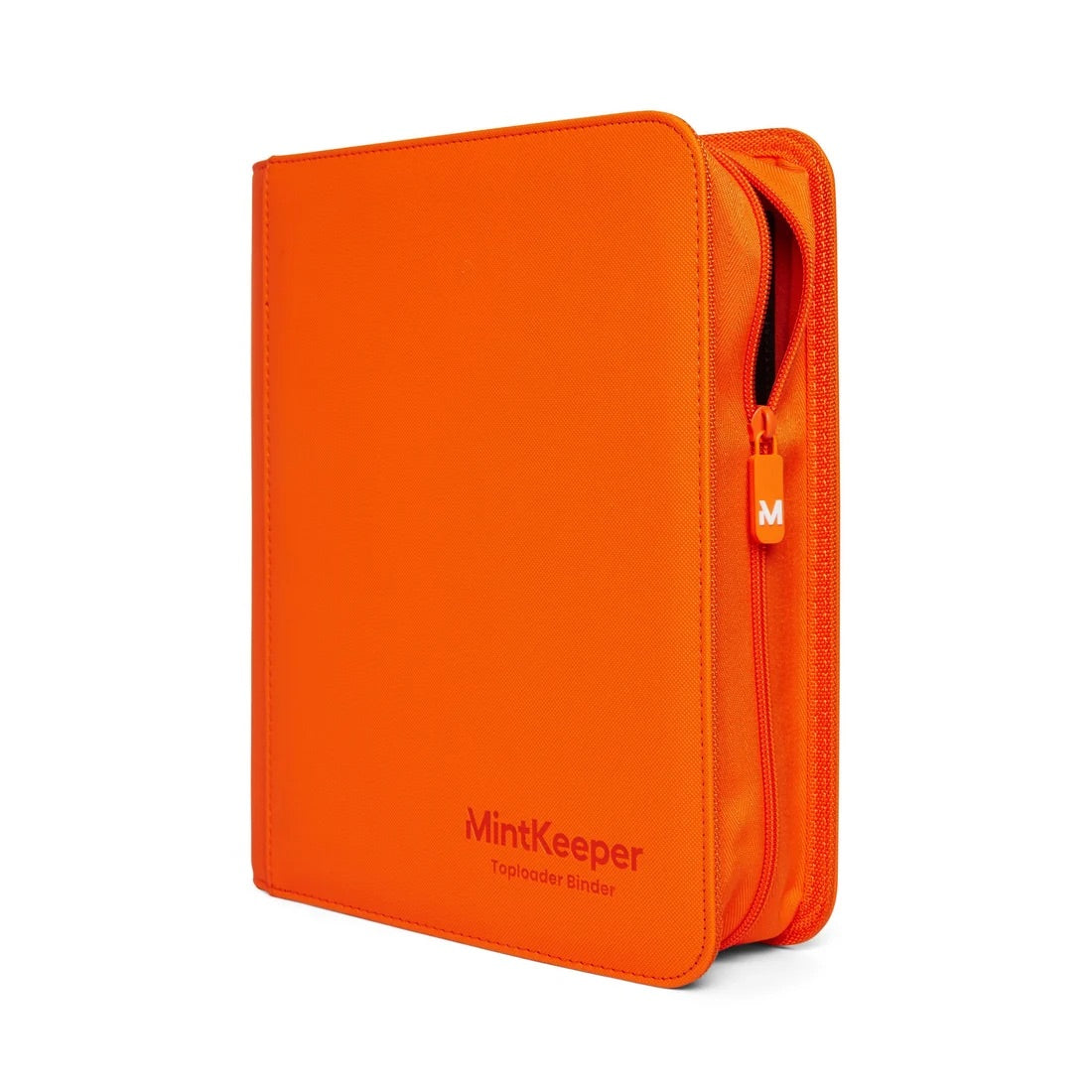 MintKeeper - 128 Toploader Binder - 4 Pocket - Orange