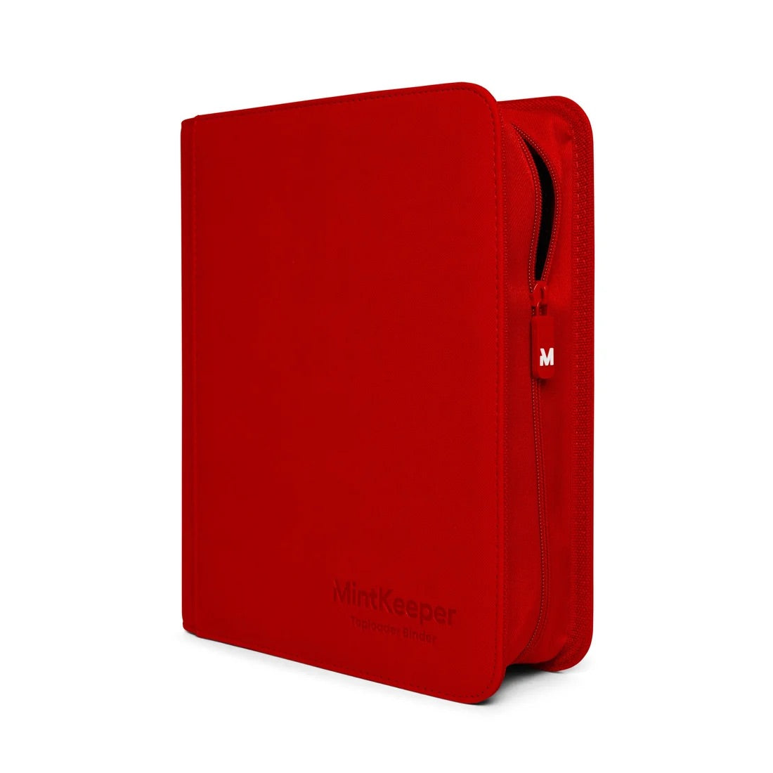 MintKeeper - 128 Toploader Binder - 4 Pocket - Red