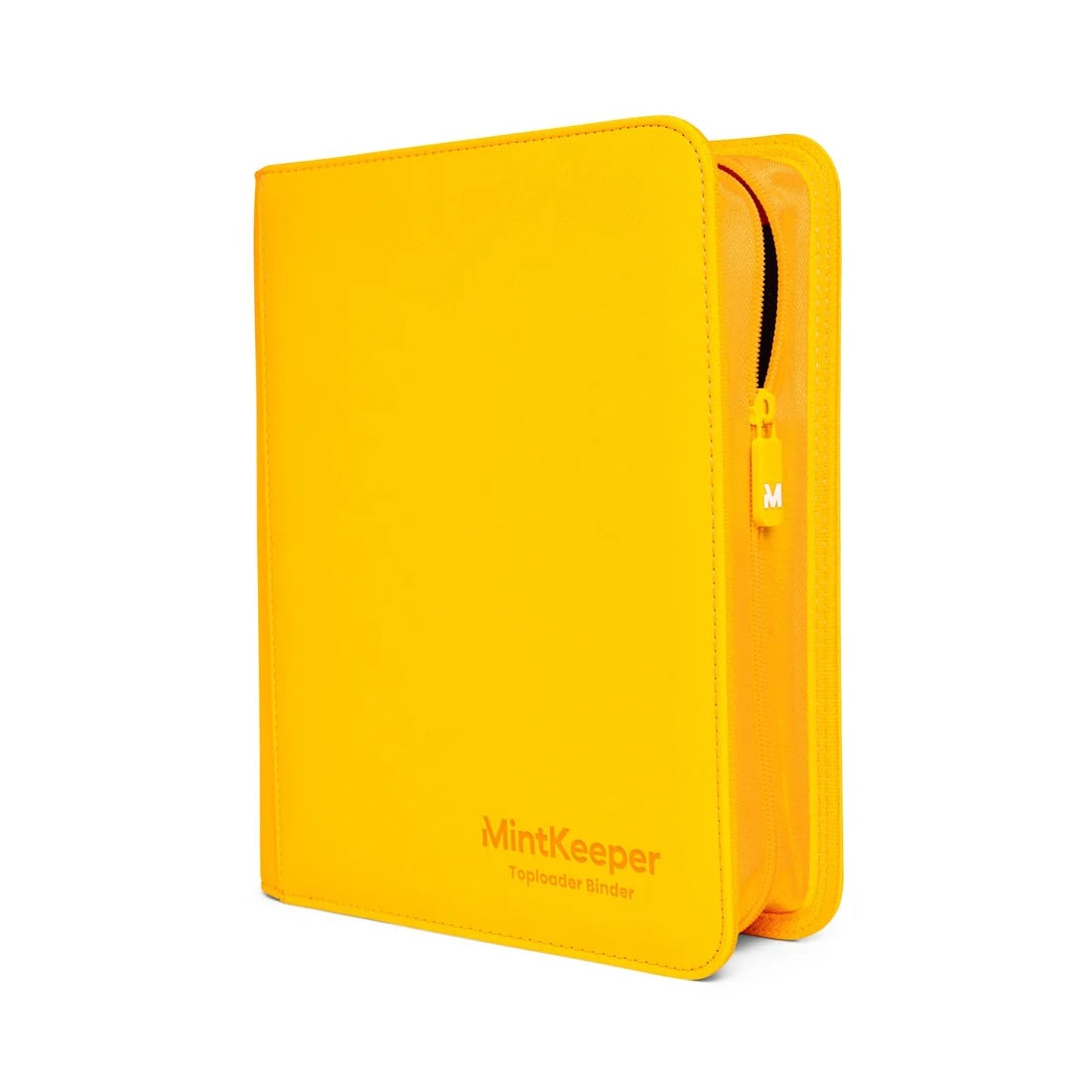 MintKeeper - 128 Toploader Binder - 4 Pocket - Yellow