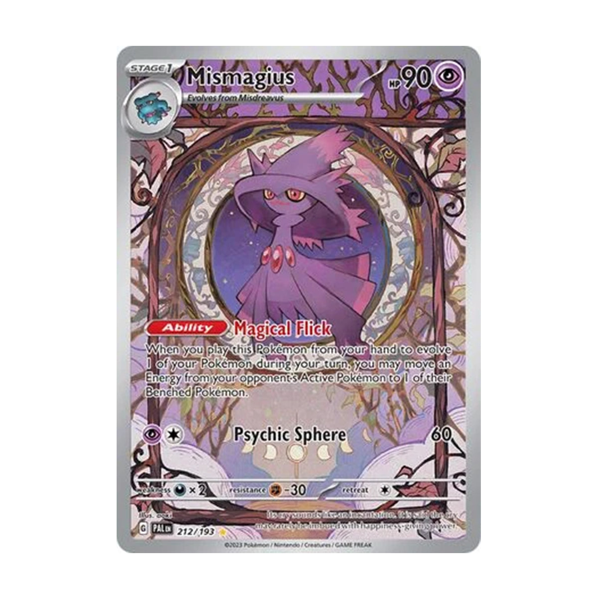 Mismagius 212/193 - Scarlet & Violet - Paldea Evolved - Illustration Rare