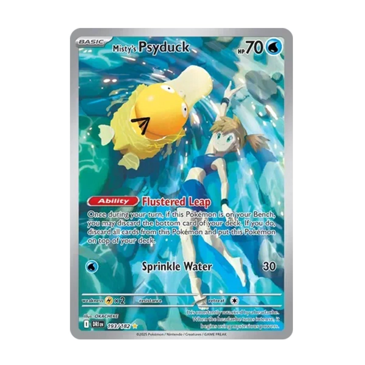 Misty's Psyduck 193/182 - Scarlet & Violet - Destined Rivals - Illustration Rare